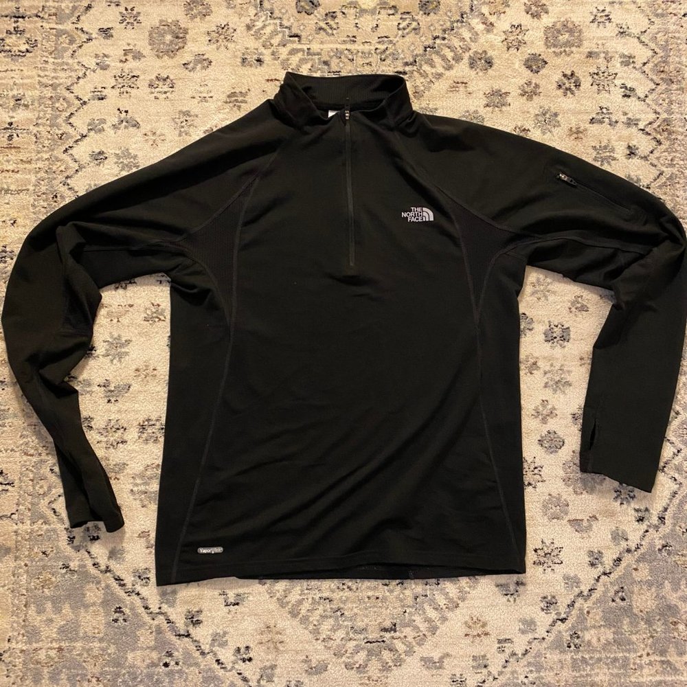 Medium Men's North Face Black Athletic Sweatshirt